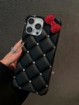 16 Pro Case Luxury Kitty Bow Designer Glitter Diamond Phone Cover for iPhone 14 15 Plus 13 16e 12 Pro Shinny Cases 17 Pro Max