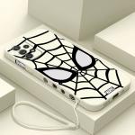 Marvel spiderman cool Silicone Phone Case for Samsung Galaxy S8 Note 10 Plus 8 9 Note 20 Ultra S9 S10e S10 Square Liquid Cover