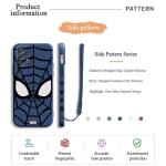 Marvel spiderman cool Silicone Phone Case for Samsung Galaxy S8 Note 10 Plus 8 9 Note 20 Ultra S9 S10e S10 Square Liquid Cover