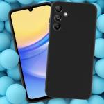 Ultra Thin Matte Soft Silicone Case For Samsung Galaxy S25 S24 S23 S22 S21 FE Plus Ultra A06 A16 A26 A36 A56 Black Back Cover