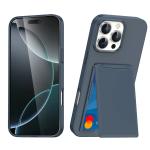 Walle Phone Case for For IPhone 16 Plus 15 14 13 12 Pro Max Shockproof Protective Anti-fall Cover t with Card Holder Kickstand