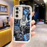 Phone Case for Samsung Galaxy A16 A34 A12 A14 A32 A23 A26 A56 A15 A51 A73 A53 A54 Soft Cover Shell Super Cool Black Graffiti