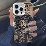 Full Shell Poster Dark Medusa iPhone Case For iPhone 16 15 14 13 12 11 Pro Max XR XS MAX 7 8 PLUS MINI INS Luxury Matte Cover ﻿