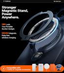 TORRAS Ostand Q3 Air for iPhone 17 Pro Max Case with 360 Magnetic Stand, Fit for MagSafe, Mil-Grade Drop Tested, Camera Control Button, Shockproof Phone Case for iPhone 17 Pro Max 6.9", Midnight Blue