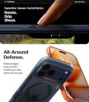 TORRAS Ostand Q3 Air for iPhone 17 Pro Max Case with 360 Magnetic Stand, Fit for MagSafe, Mil-Grade Drop Tested, Camera Control Button, Shockproof Phone Case for iPhone 17 Pro Max 6.9", Midnight Blue