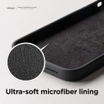 elago Compatible with iPhone 14 Pro Case, Liquid Silicone Case, Full Body Protective Cover, Shockproof, Slim Phone, Anti-Scratch Soft Microfiber Lining, 6.1 inch (Black)