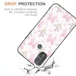 Zrutru 2 Pack Pink Bow Phone Case for Motorola Moto G Power 2022 4G 6.5",Cartoon Cute Kawaii Ribbon Bowknot Floral Flower Pattern Cases Aesthetic Design,Black TPU Bumper Protective Cover for Girls