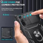 Case For Samsung S26 Ultra S25 S24 S23 Plus S25 FE A57 A56 A37 A36 A17 A16 5G Heavy Duty with Camera 360 Degree Kickstand Cover