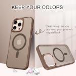 BENTOBEN for iPhone 16 Pro Case [Compatible with Magsafe] Magnetic Matte Phone Case iPhone 16 Pro Translucent Slim Shockproof Women Men Protective Cover Cases for iPhone 16 Pro 6.3", Desert Titanium
