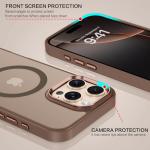 BENTOBEN for iPhone 16 Pro Case [Compatible with Magsafe] Magnetic Matte Phone Case iPhone 16 Pro Translucent Slim Shockproof Women Men Protective Cover Cases for iPhone 16 Pro 6.3", Desert Titanium