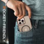 BENTOBEN for iPhone 16 Pro Case [Compatible with Magsafe] Magnetic Matte Phone Case iPhone 16 Pro Translucent Slim Shockproof Women Men Protective Cover Cases for iPhone 16 Pro 6.3", Desert Titanium