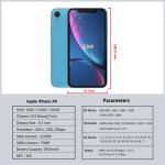Original Apple iPhone XR 4G LTE Mobile Phone Unlocked 6.1" Display 3GB RAM 64GB/128GB/256GB ROM 12MP A12 Bionic IOS CellPhone
