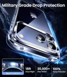 Mkeke for iPhone 17 Pro Max Case Clear, [Not Yellowing] [Military-Grade Drop Protection] Protective Clear for Apple 17 Pro Max Case with Shockproof Bumper 2025
