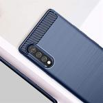 Asuwish Phone Case for LG Velvet 5G/LGVelvet Verizon G5 UW T-Mobile 2020 with Tempered Glass Screen Protector Cover and Cell Accessories Slim Soft TPU Phone Cases for LM G900UM 4G Tmobile Navy Blue