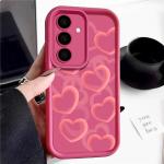 Love Hearts Case For Samsung Galaxy S25 Ultra A56 A55 A54 5G A36 A35 A34 A26 A25 A16 A15 S20 FE S21 S22 Plus S23 S24 Ultra Capa