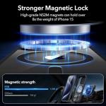 ESR for iPhone 15 Pro Case, Compatible with MagSafe, Full-Body Military-Grade Drop Proof Case for iPhone 15 Pro with Built-in 9H+ Tempered Glass Screen Protector, Clear Black