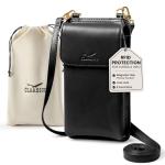 Claasico Crossbody Phone Purse for Women – RFID Phone Case Wallet w/Magnetic Closure & Separate Zipper Pocket Crossbody Bag
