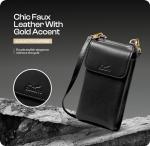 Claasico Crossbody Phone Purse for Women – RFID Phone Case Wallet w/Magnetic Closure & Separate Zipper Pocket Crossbody Bag