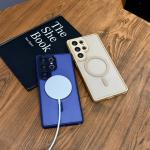 Magnetic Luxury Matte Translucent Armor Shockproof Case For Samsung Galaxy S26 S25 S24 Ultra Plus Magsafe Wireless Charge Cover