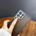 Magnetic Luxury Matte Translucent Armor Shockproof Case For Samsung Galaxy S26 S25 S24 Ultra Plus Magsafe Wireless Charge Cover