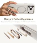 TORRAS Q3 Silicone for iPhone 17 Pro Max Case Stand, Fit for MagSafe, Liquid Silicone Soft Cozy Grip, 360 Spin Magnetic Stand, Camera Control, Protective Case for iPhone 17 Pro Max, Ivory Gold