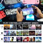 arVin Bluetooth Controller for iPhone/iPad/MacBook/iOS/Android/Samsung/Tablet/PC Wireless Gamepad Joystick with Back Button, Analog Triggers, Stretchable, Direct Play for Call of Duty, Genshin Impact