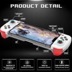 arVin Bluetooth Controller for iPhone/iPad/MacBook/iOS/Android/Samsung/Tablet/PC Wireless Gamepad Joystick with Back Button, Analog Triggers, Stretchable, Direct Play for Call of Duty, Genshin Impact