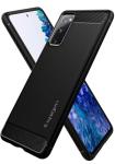 Spigen for Galaxy S20 FE Case, Rugged Armor (2020) [Military-Grade Protection] - Matte Black