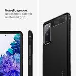 Spigen for Galaxy S20 FE Case, Rugged Armor (2020) [Military-Grade Protection] - Matte Black