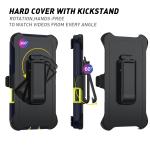 Shockproof Armor Defender Phone Case For iPhone 17 16 Pro Max 17 Air 16E 13 12 Mini 14 15 Plus 11 Hard PC+TPU Bracket Back Cover