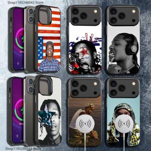 A-Asap R-Rocky Black Phone Case For iPhone 17,16,15,14,13,12,11,Pro,Max,Plus,Mini,SE4,E Magnetic Wireless Charging