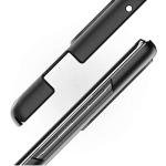 VIESUP for LG Wing Phone Case - Slim Shockproof PC Black Protective Case Cover for LG Wing 5G Phone