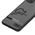 Sport A-Audi-Logo Case for Samsung Galaxy S25 S21 FE S22 Plus S10 S9 S20 S24 S23 Ultra Black Edge Shell