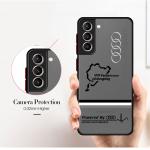 Sport A-Audi-Logo Case for Samsung Galaxy S25 S21 FE S22 Plus S10 S9 S20 S24 S23 Ultra Black Edge Shell
