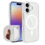 ZYGNAL Slim Case for iPhone 17 – Compatible with MagSafe, Clear Acrylic Back + TPU Bumper, Strong Magnetic Lock, Camera Control Button Cover, Shock-Absorbent Slim Protection