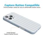Casely iPhone 16 Pro Max Case | Blue Stripes | Sunday Best | Classic Ultra Slim Design | Compatible with MagSafe