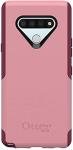OtterBox Commuter Series LITE Case for LG STYLO 6 - Cupids Way (ROSEMARINE Pink/RED Plum)