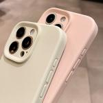 Luxury Liquid Silicone Case for iPhone 17 16 Pro Max Plus Soft Cover for iPhone 11 12 13 14 15 17 Air With Camera Control Button
