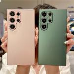 Luxury Matte Case For Samsung Galaxy S25 S24 S23 S22 S21 Plus FE Ultra Note 20 A55 A54 A53 A73 Shockproof AG Frosted Hard Cover