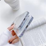 Cute Laser Love Heart Card Holder Slot Case For iPhone 17 Air 16 15 14 Plus 13 12 11 Pro Max Mini Transparent Wallet Soft Cover