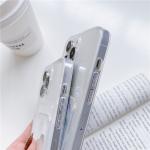 Cute Laser Love Heart Card Holder Slot Case For iPhone 17 Air 16 15 14 Plus 13 12 11 Pro Max Mini Transparent Wallet Soft Cover