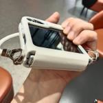 PU Leather With Wrist Strap Case For Samsung Galaxy Flip 6 5 4 3 Portable Lanyard Protective Phone Cover