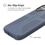 Speck CANDYSHELL Grip +MS Case for iPhone 17 - Mystery Blue/Faded Denim | Slim Protective Grip | Drop Protection | MagSafe Compatible