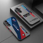 B-M-W Luxury Car Brand Case for Samsung Galaxy Note 20 Ultra 10+ 9 8 A15 A13 A30s A14 A06 A16 A05s A50 A70 A12 Black Edge Shell