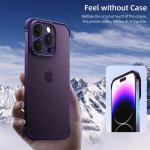 Frameless Silicone Bumper with Lens Protector Case for IPhone 17 Air 14 13 12 15 16 Pro Max Plus 15Pro 16Pro IPones Corner Cover