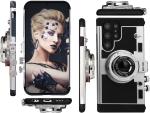 Emily in Paris Vintage Camera Design Case for Samsung Galaxy S21 S22 Plus S23 S24 Ultra Note 20 S24Ultra Back Cover with Lanyard