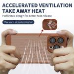Breathable Heat Dissipation Cooling Cases For Samsung Galaxy S25 UItra S24 S23 S22 S21 Plus PC Hard Back Cover