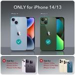 ESR for iPhone 13 Case/iPhone 14 Case, Compatible with MagSafe, Built-in Stash Stand Clear Phone Case for iPhone 13/iPhone 14, Military-Grade Protection Magnetic Phone Case, Classic Series, Clear