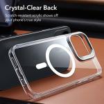 ESR for iPhone 13 Case/iPhone 14 Case, Compatible with MagSafe, Built-in Stash Stand Clear Phone Case for iPhone 13/iPhone 14, Military-Grade Protection Magnetic Phone Case, Classic Series, Clear