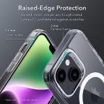 ESR for iPhone 13 Case/iPhone 14 Case, Compatible with MagSafe, Built-in Stash Stand Clear Phone Case for iPhone 13/iPhone 14, Military-Grade Protection Magnetic Phone Case, Classic Series, Clear